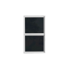 FIXED WINDOW-5.5MM N.BLUE MERCURY GLASS