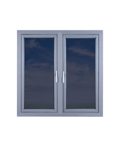 COX WINDOW CASEMENT NAVY BLUE MERCURY GLASS-5.5MM