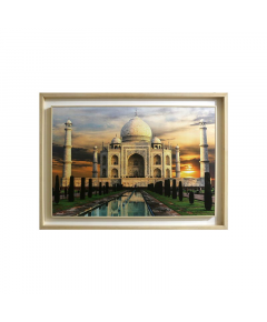WOODEN FRAME TAJ MAHAL (21X17)