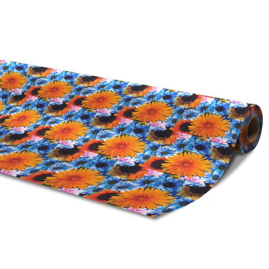 BED COVER-SUNFLOWER BLUE