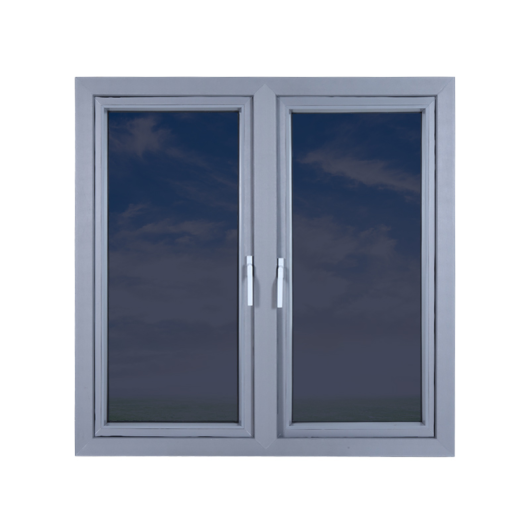 COX WINDOW CASEMENT NAVY BLUE MERCURY GLASS-5.5MM